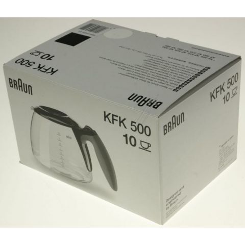 Braun GLASSKANNE, KFK500 SVART 10 KOPPER (63104704)