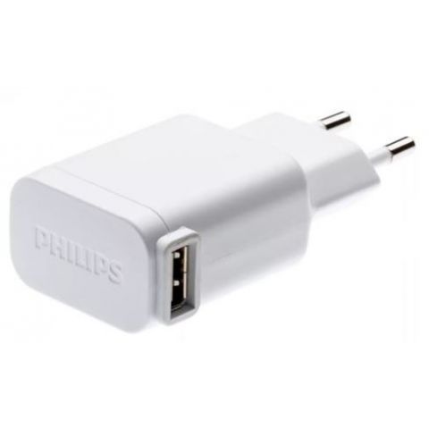 Philips USB wall adapter white EU HX9992