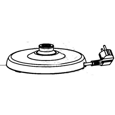 OBH Base plate+Cord/black BRONX 6419