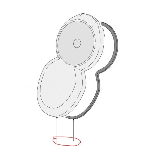 Philips Lokk til Bucket/støvbeholder XC7040